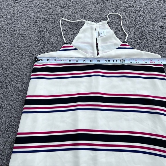 NWT Express red white and blue striped keyhole tank size small - Picture 7 of 8
